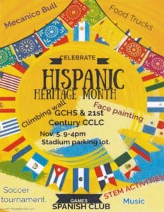 2022 Hispanic Heritage Festival November 5...9-4 p.m.