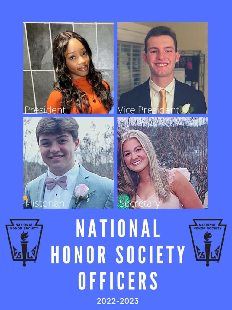 National Honor Society Officers 2022