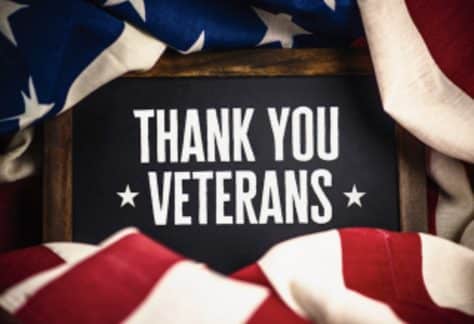 Thank you, Veterans!