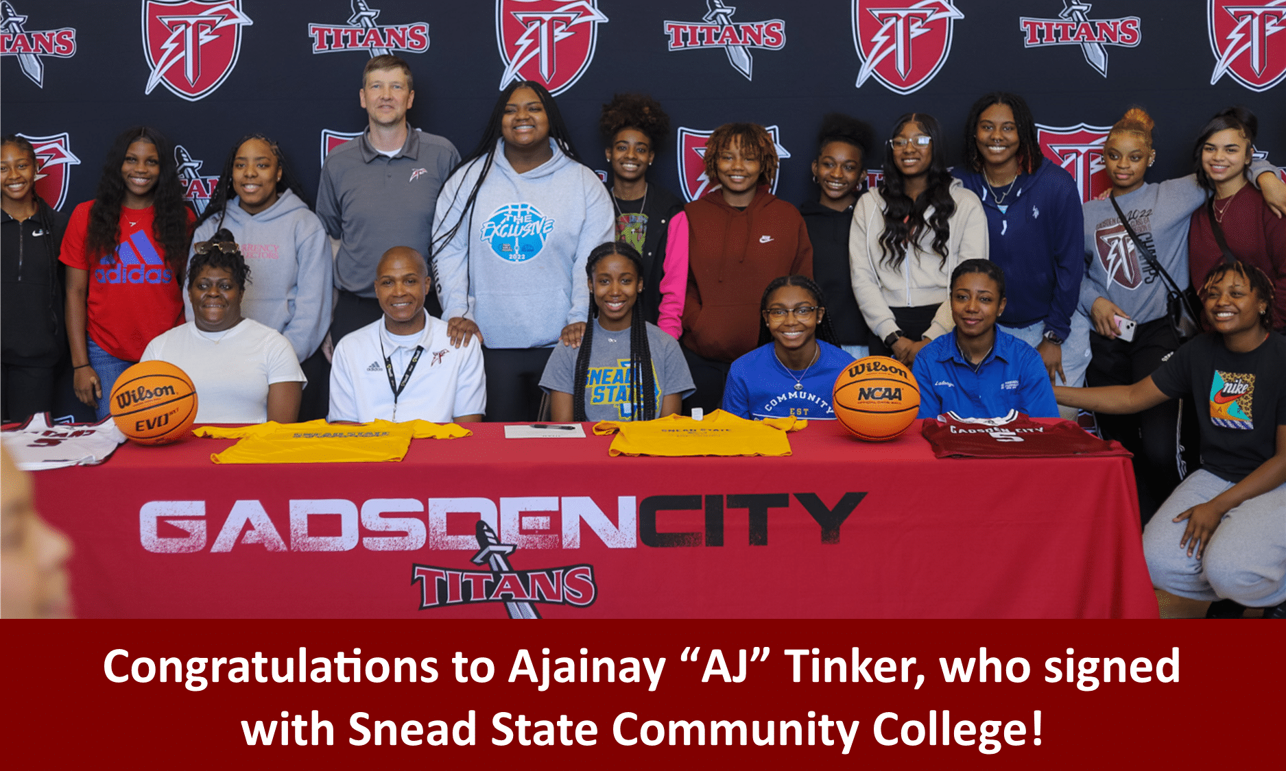 Ajainay "AJ" Tinker Signs with Snead State Community College