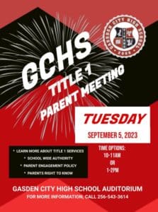 Title I Parent Meeting