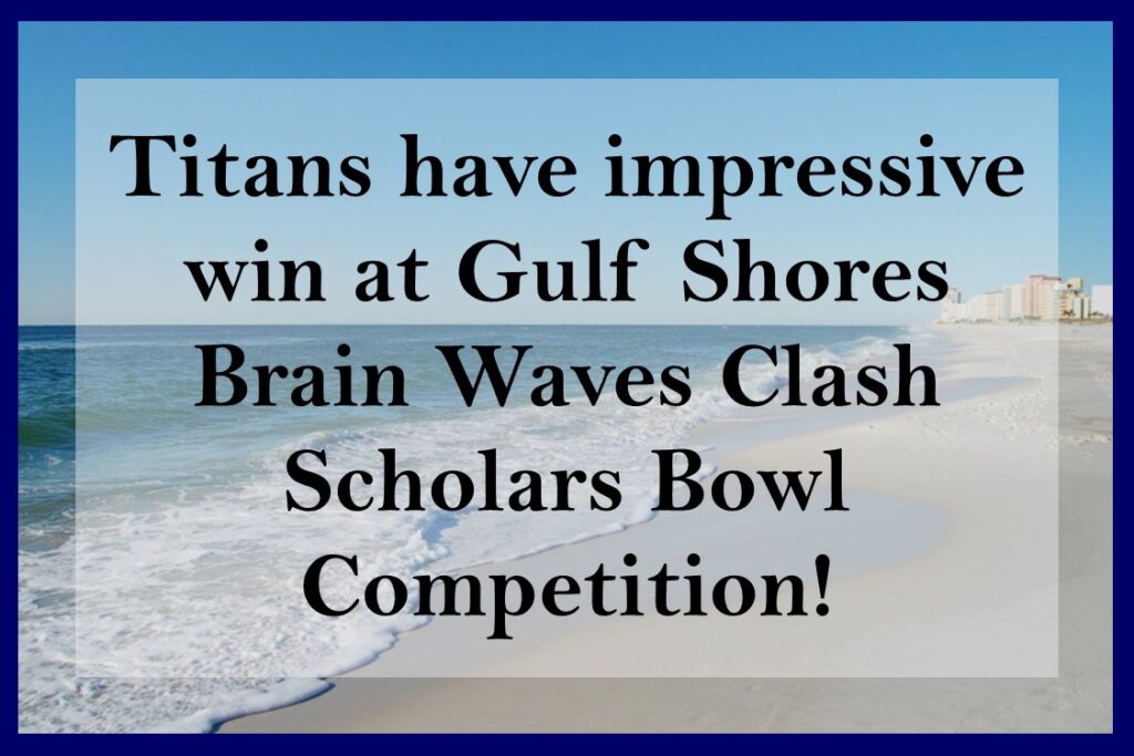 Brain Waves Clash Scholars Bowl Competition.