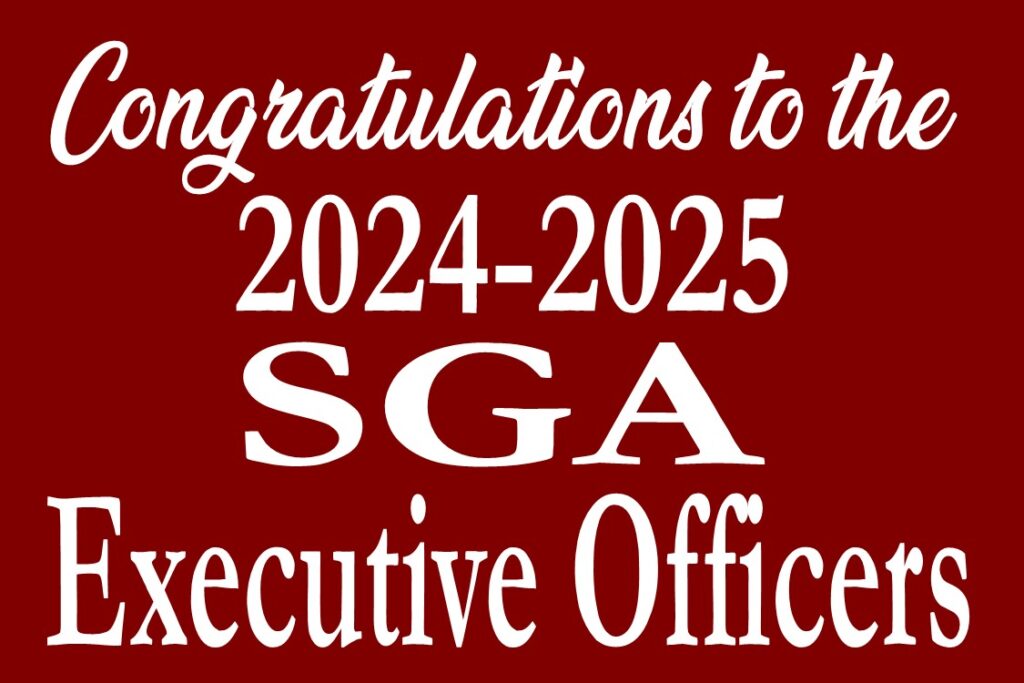 2024-2025 SGA Executive Officers